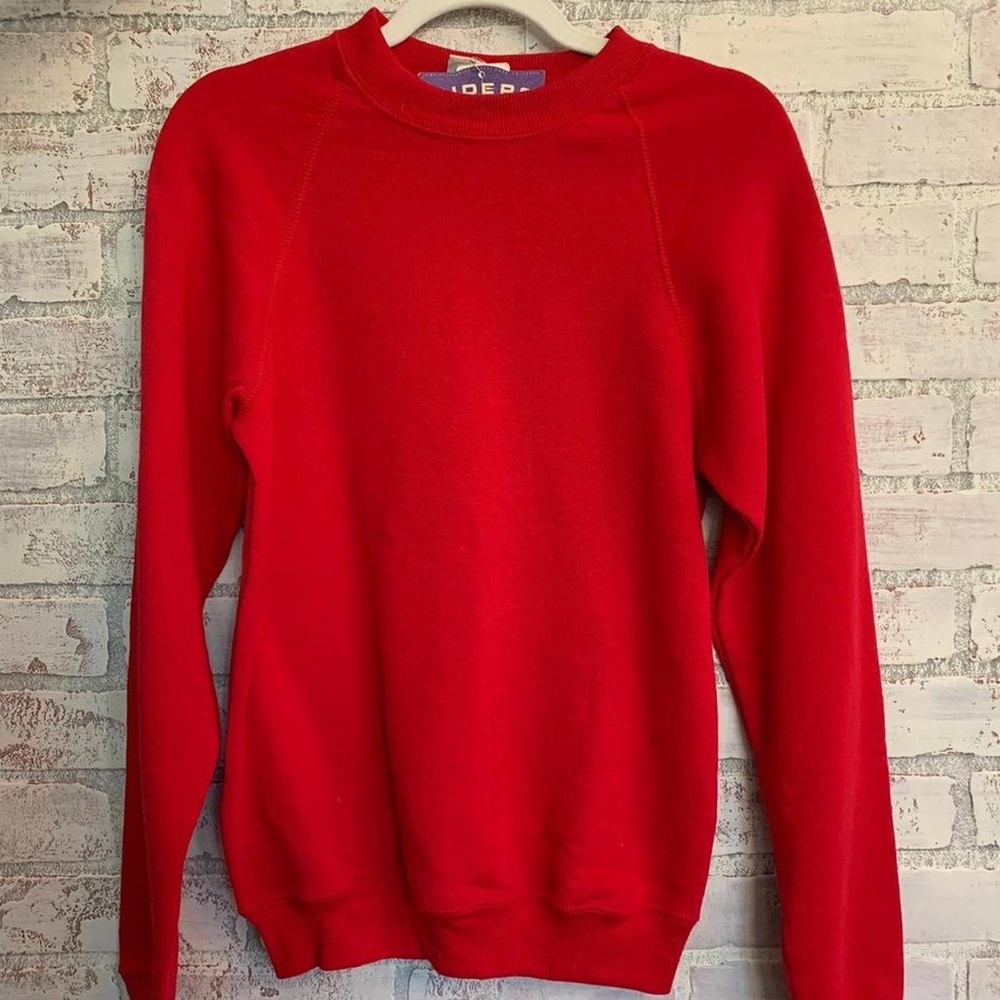 Deadstock red crew neck by Riders